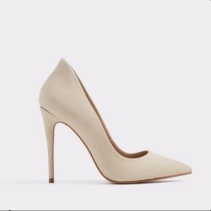 Aldo heel pumps nude blush